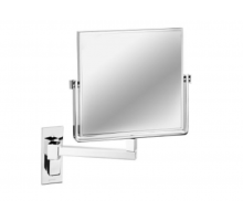 Косметическое зеркало, Geesa, ширина, мм-190, глубина, мм-170, высота, мм-190, тип установки-настенный, увеличение, х-3 раза, цвет-хром