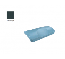 Подушка, Villeroy&Boch, цвет-антрацит, длина, мм-240, ширина,мм-150, высота, мм-50, материал-высококачественный мягкий поропласт, водонепроницаемый