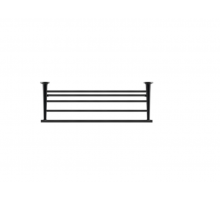 Полочка для душевых полотенец, Duravit, Starck T, решетка, ширина, мм-610, глубина, мм-232, высота, мм-118, тип установки-настенный, цвет-Black Matt