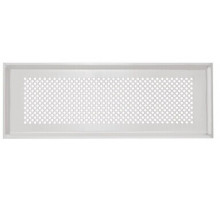 Дизайн-решетка Venezia 350х130мм белая для настенного/напольного монтажа к адаптеру CLF