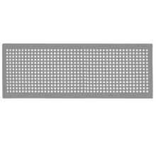 Дизайнерская решетка Torino 430х160мм белая для настенного монтажа к адаптеру CLD