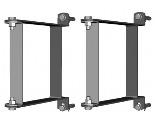 Комплект консолей с дюбелями и шурупами для монтажа распределителя средней мощности или гидрострелки на стене